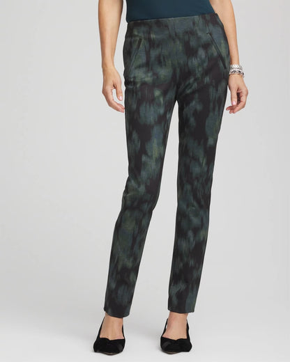 Chico's Brinkly Blur Juliet Slim Ankle Pants