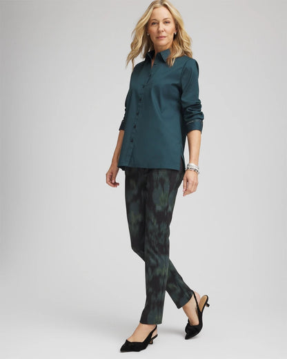 Chico's Brinkly Blur Juliet Slim Ankle Pants