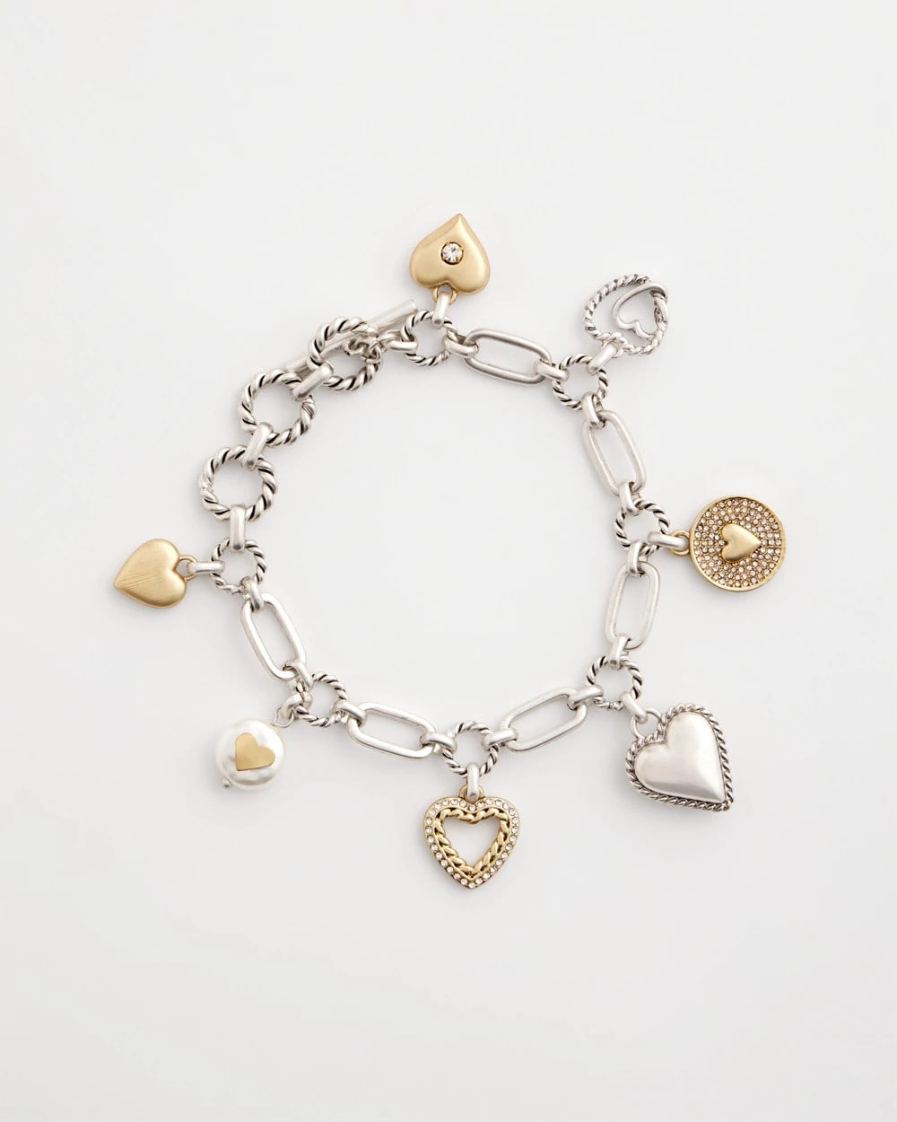 Chico's Heart Charm Bracelet