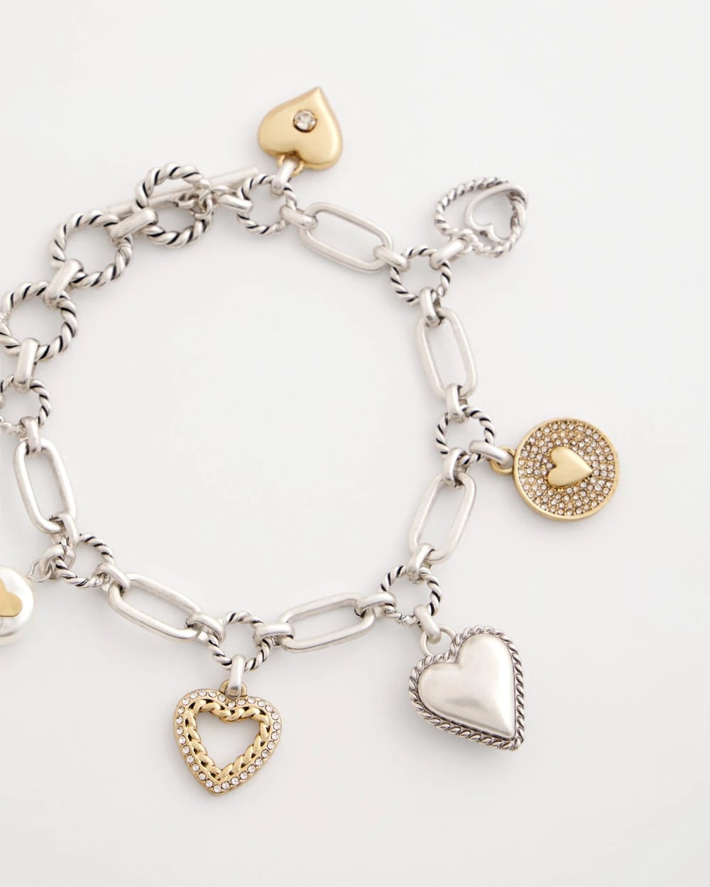Chico's Heart Charm Bracelet