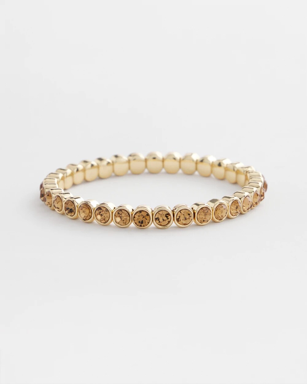 Chico's Amber Hues Shiny Stretch Bracelet