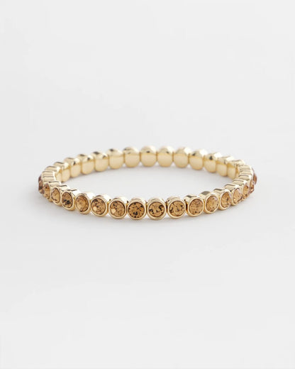 Chico's Amber Hues Shiny Stretch Bracelet