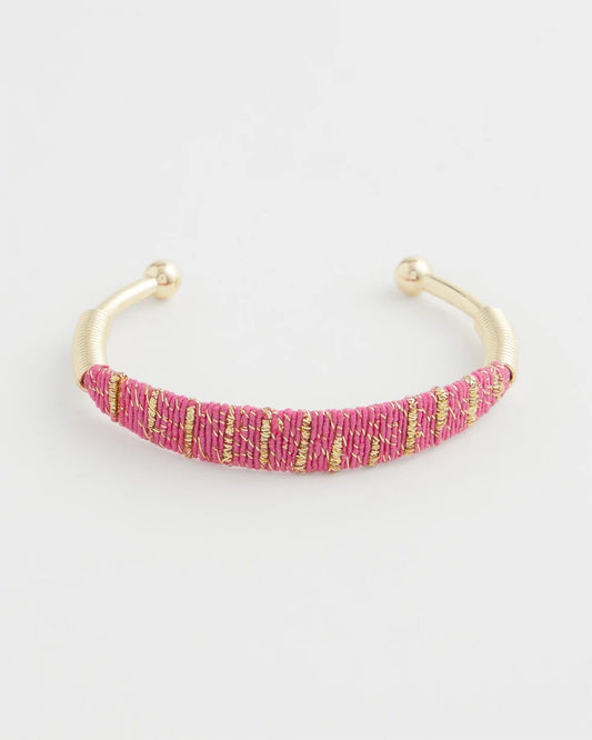 Chico's Thread Wrapped Cuff Bracelet