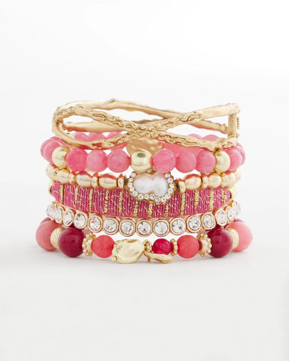 Chico's Thread Wrapped Cuff Bracelet