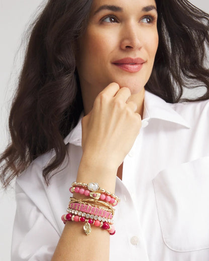 Chico's Thread Wrapped Cuff Bracelet