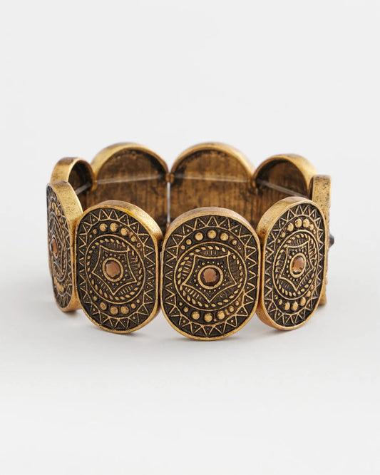 Chico's Medallion Stretch Bracelet