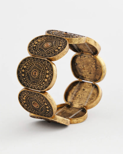 Chico's Medallion Stretch Bracelet