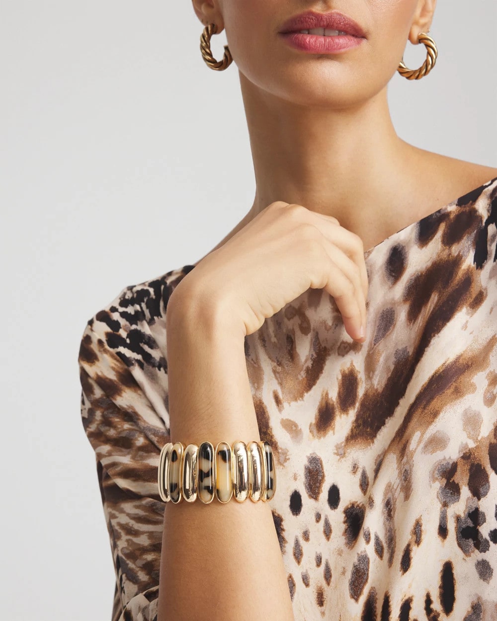 Chico's Tortoise Stretch Bracelet