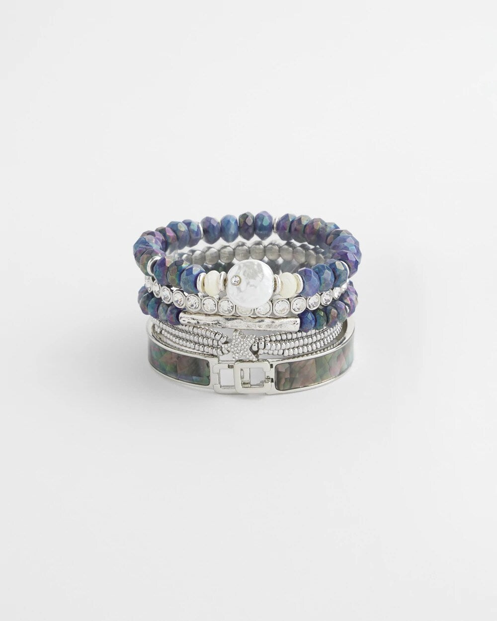 Chico's Faux Tennis Stretch Bracelet
