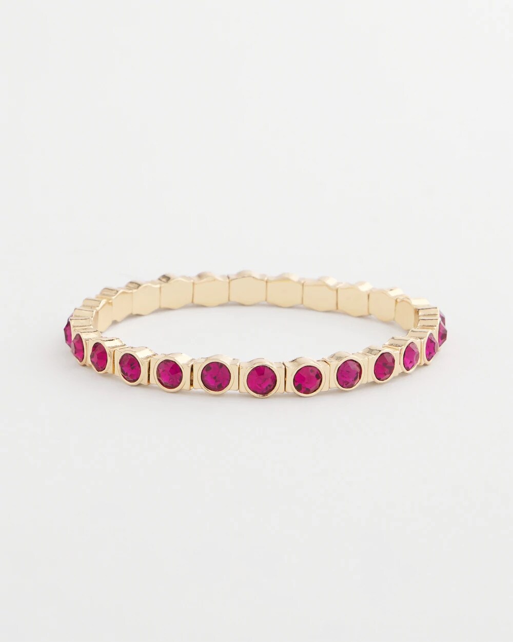 Chico's Small Faceted Stretch Bracelet