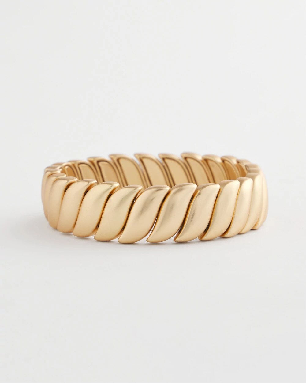 Chico's Matte Twist Stretch Bracelet