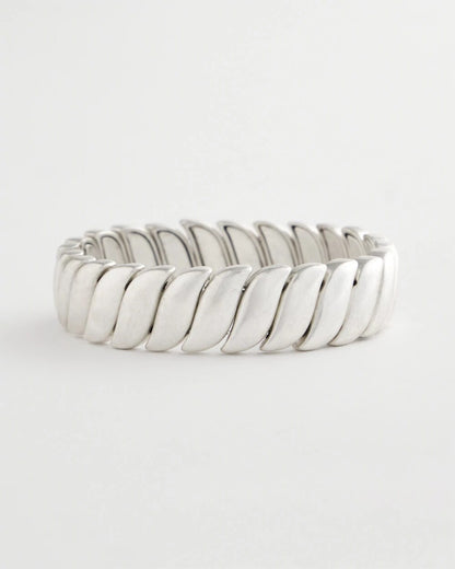 Chico's Matte Twist Stretch Bracelet