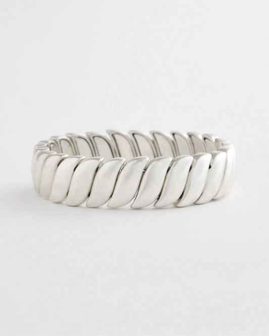 Chico's Matte Twist Stretch Bracelet