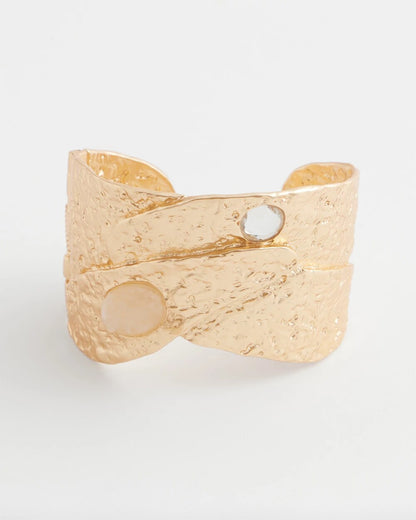 Chico's Molten Goldtone Cuff Bracelet