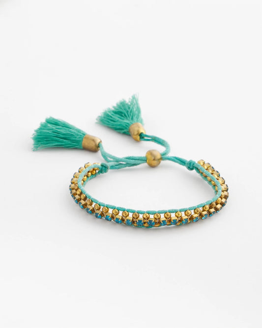Chico's Adjustable Thread Wrapped Bracelet