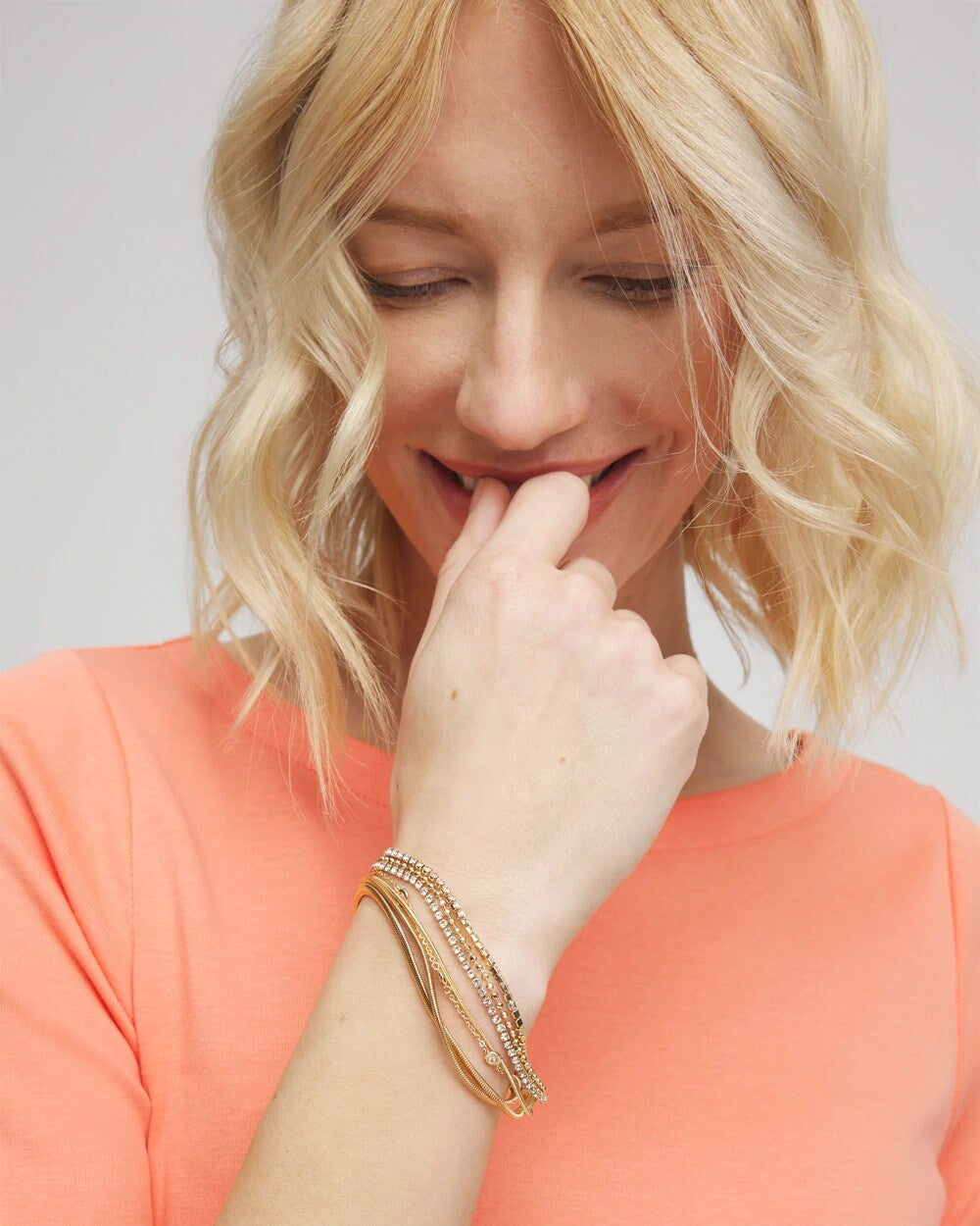 Chico's Goldtone Multistrand Bracelet