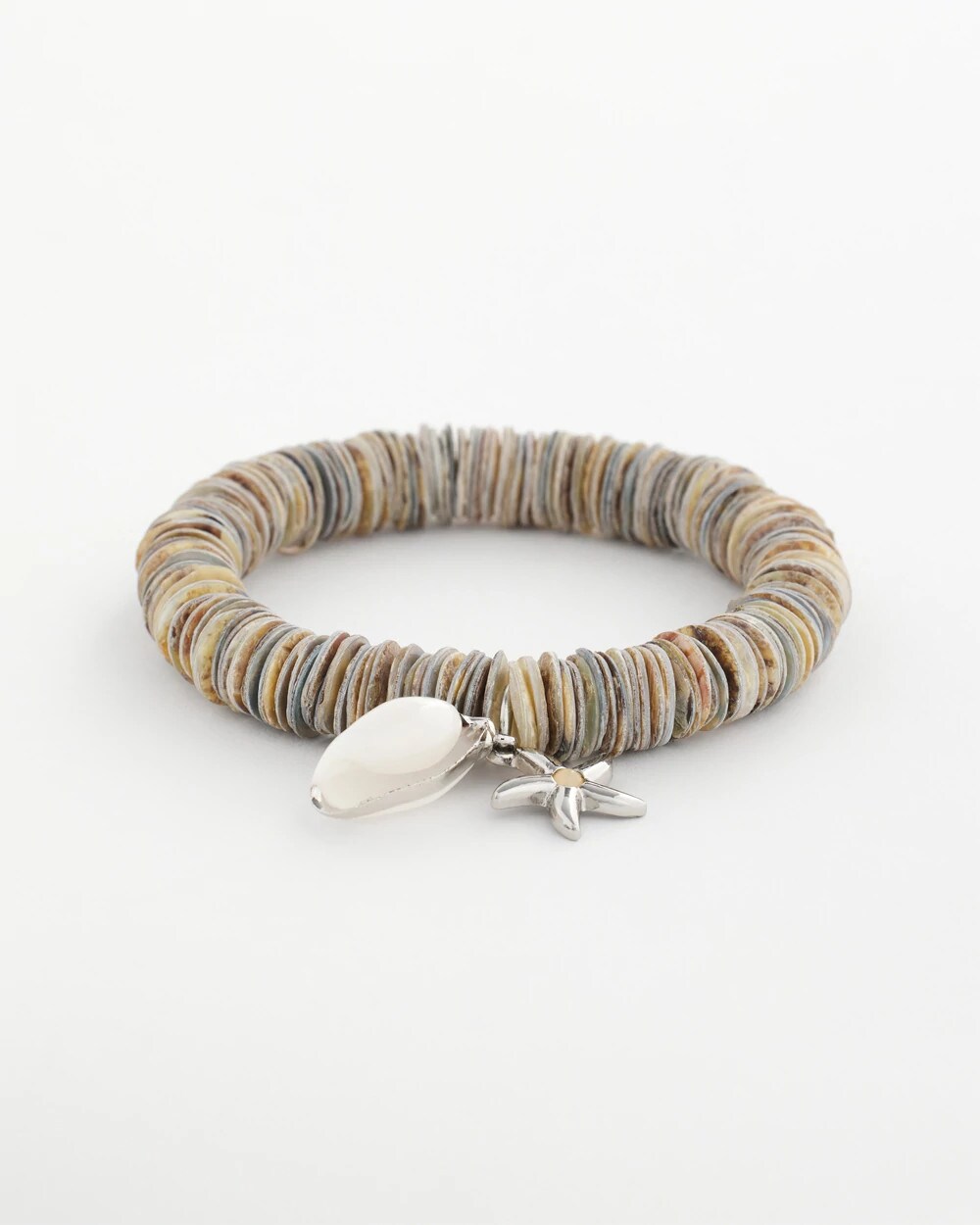 Chico's Agate Stretch Charm Bracelet