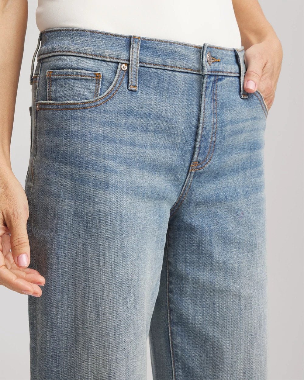 Chico's Girlfriend Straight Ankle Jeans