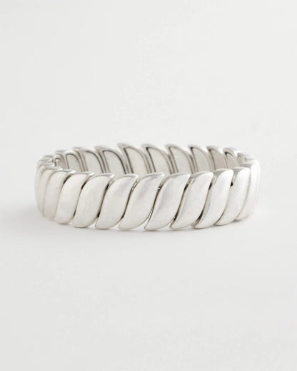 Chico's Matte Twist Stretch Bracelet