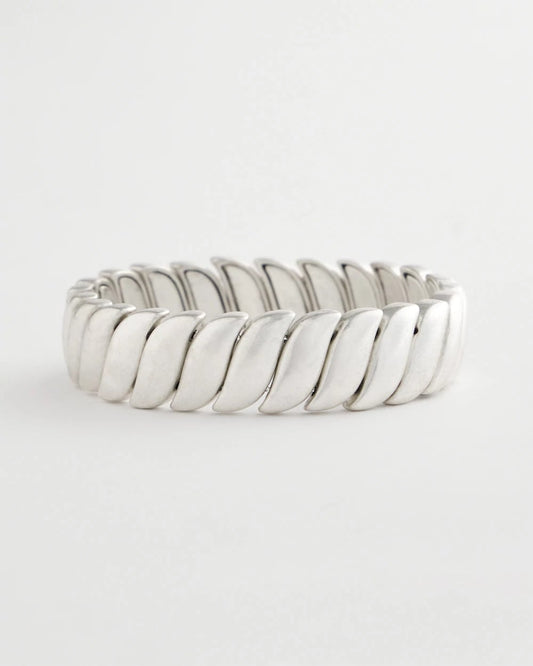 Chico's Matte Twist Stretch Bracelet