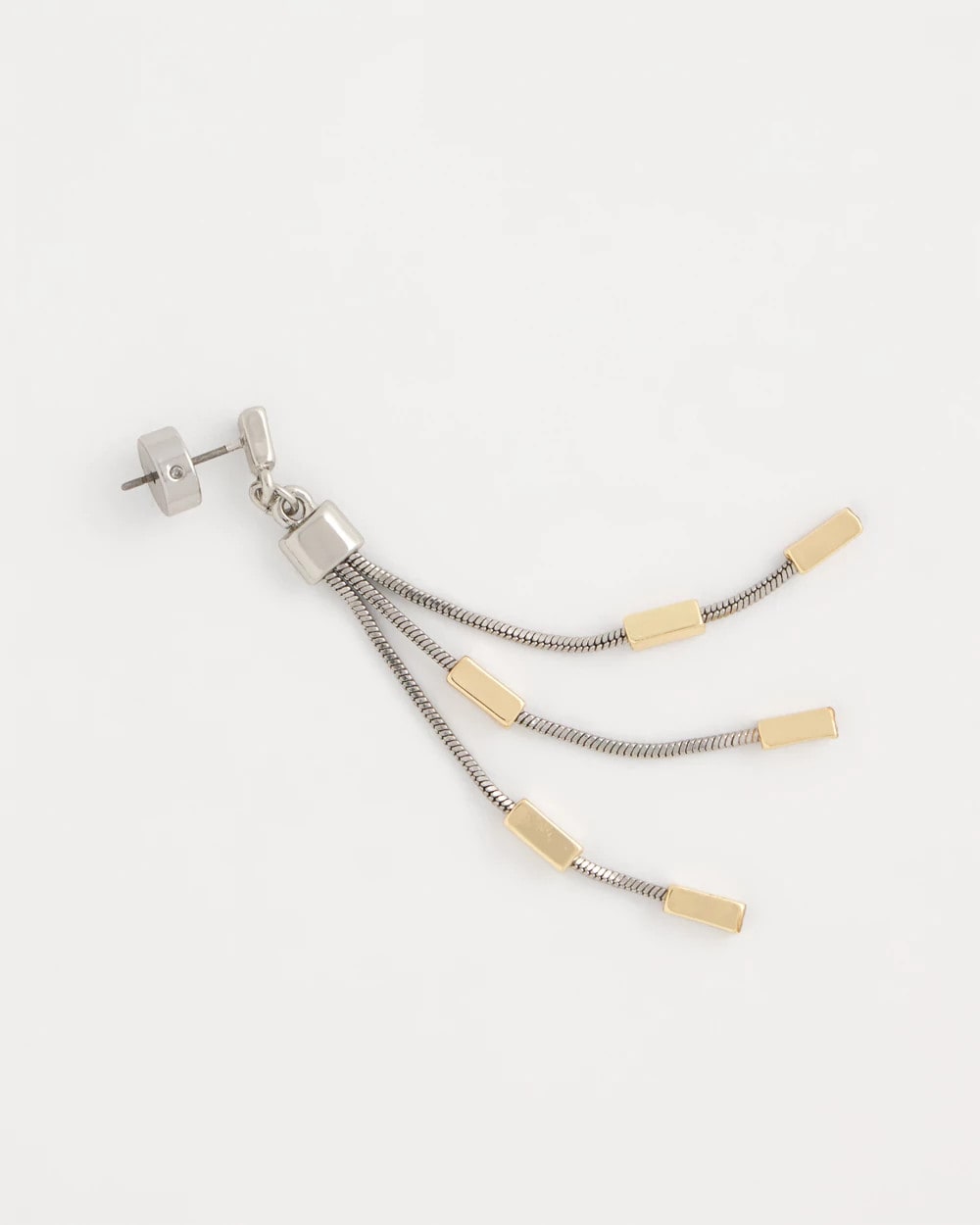 Chico's Mixed Metal Linear Earrings