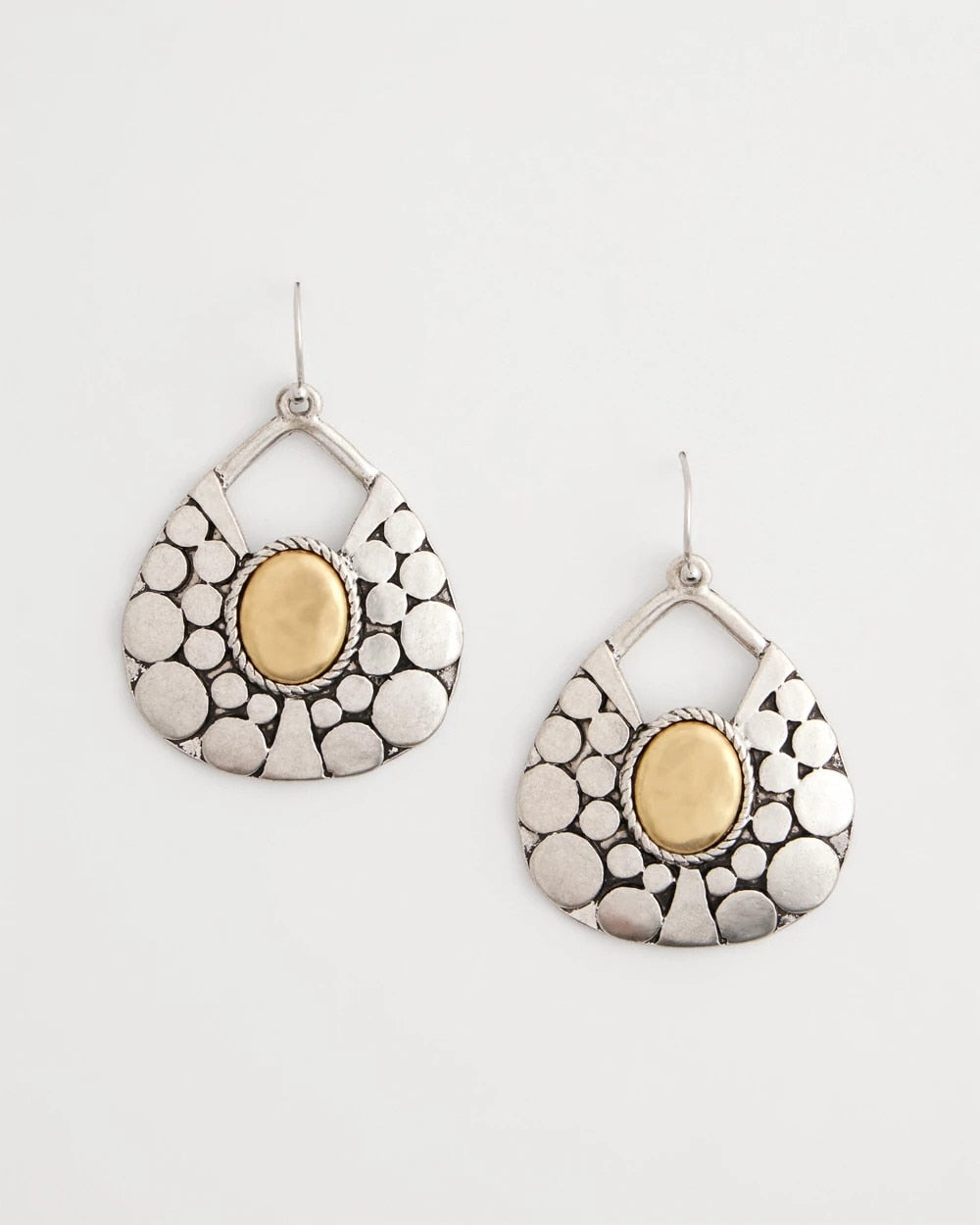 Chico's Island Metal Drop Earrings