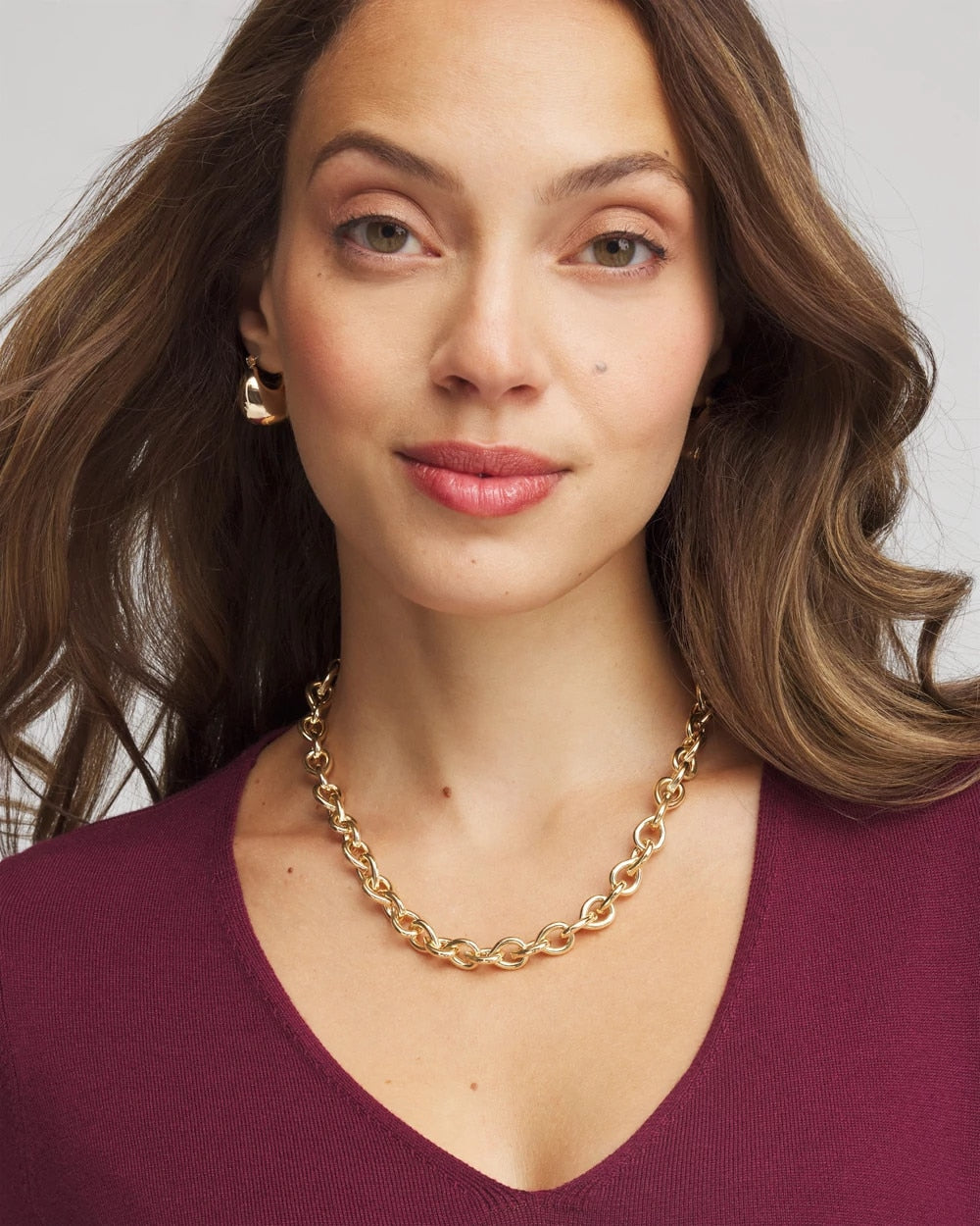 Chico's Convertible Three-Strand Pendant Necklace