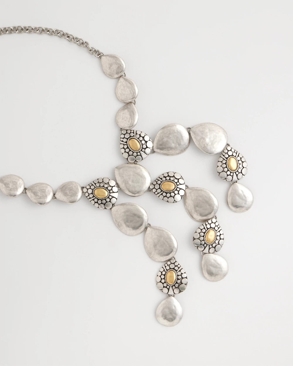 Chico's Island Metal Linear Necklace