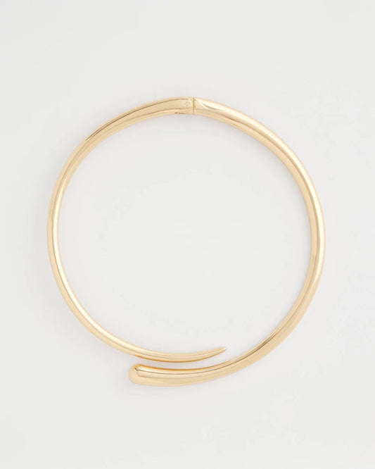 Chico's Gold Hinge Collar Necklace