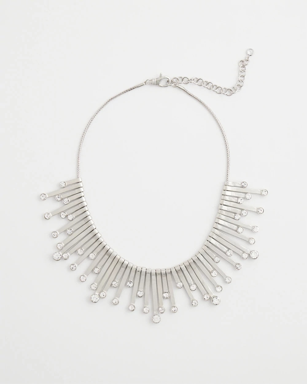 Chico's Chico’s Originals Silver Slice & Gem Bib