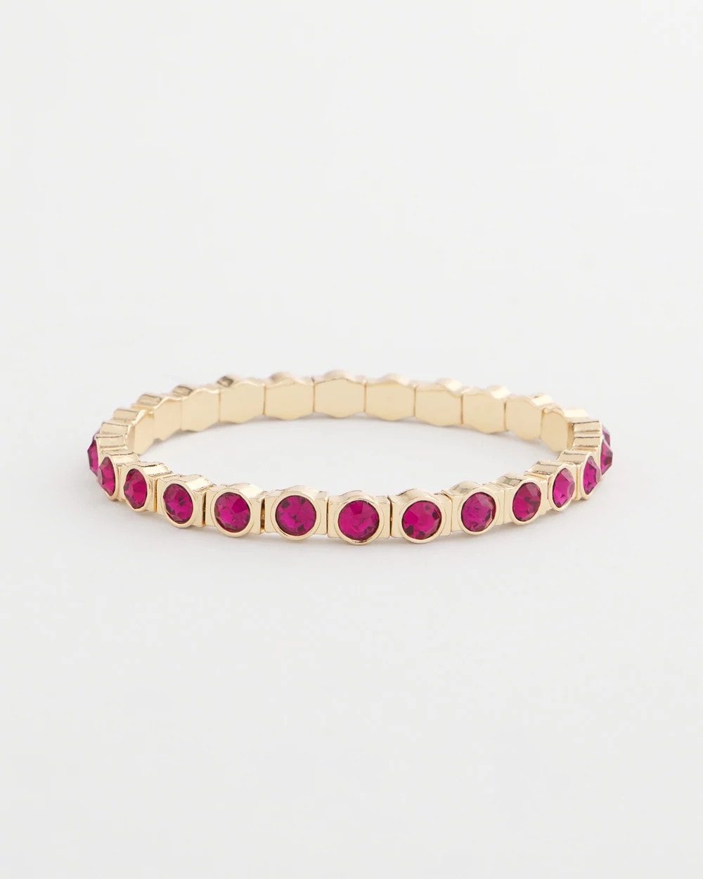 Chico's Small Faceted Stretch Bracelet