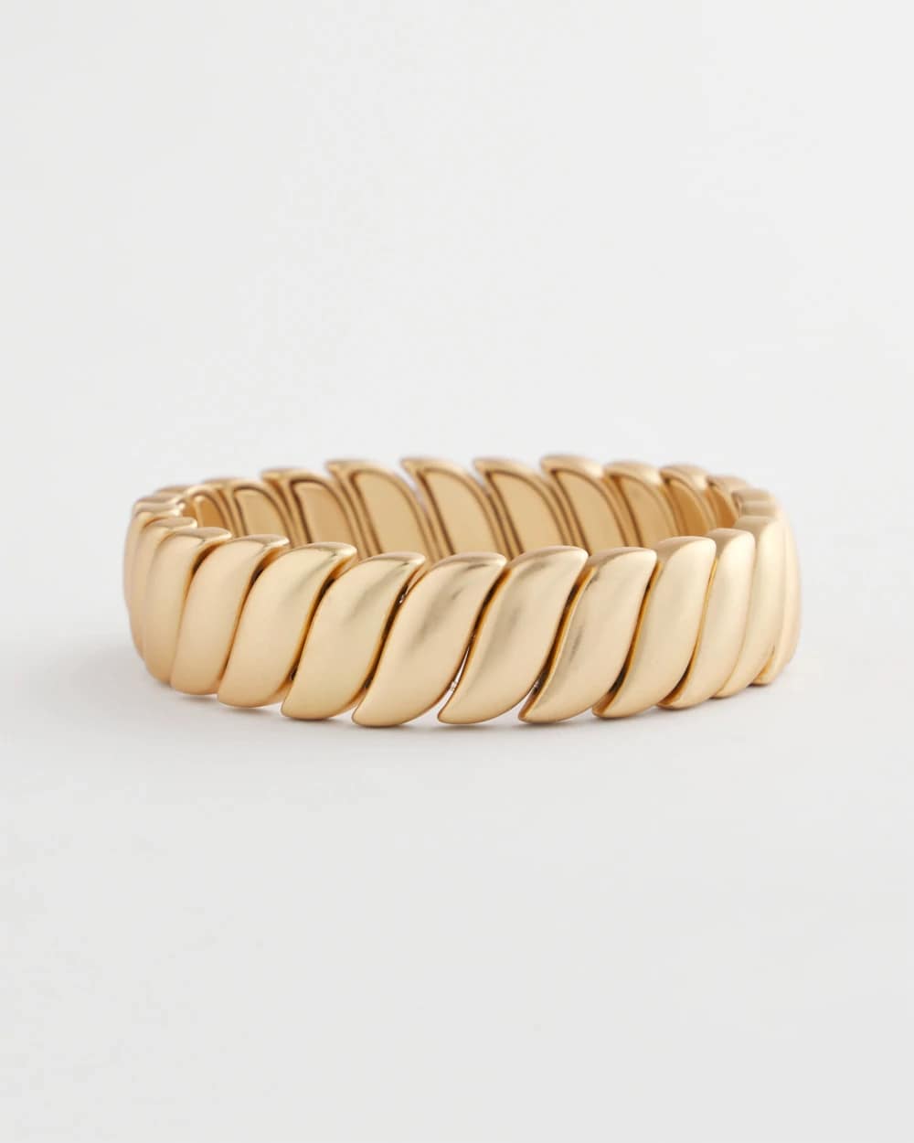 Chico's Matte Twist Stretch Bracelet