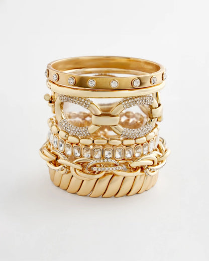 Chico's Pave Link Toggle Bracelet