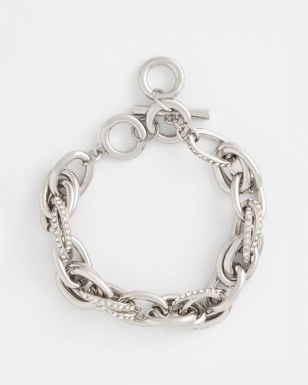 Chico's Pave Link Toggle Bracelet