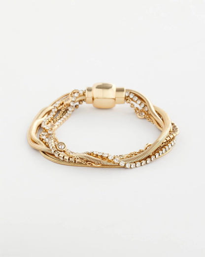 Chico's Goldtone Multistrand Bracelet