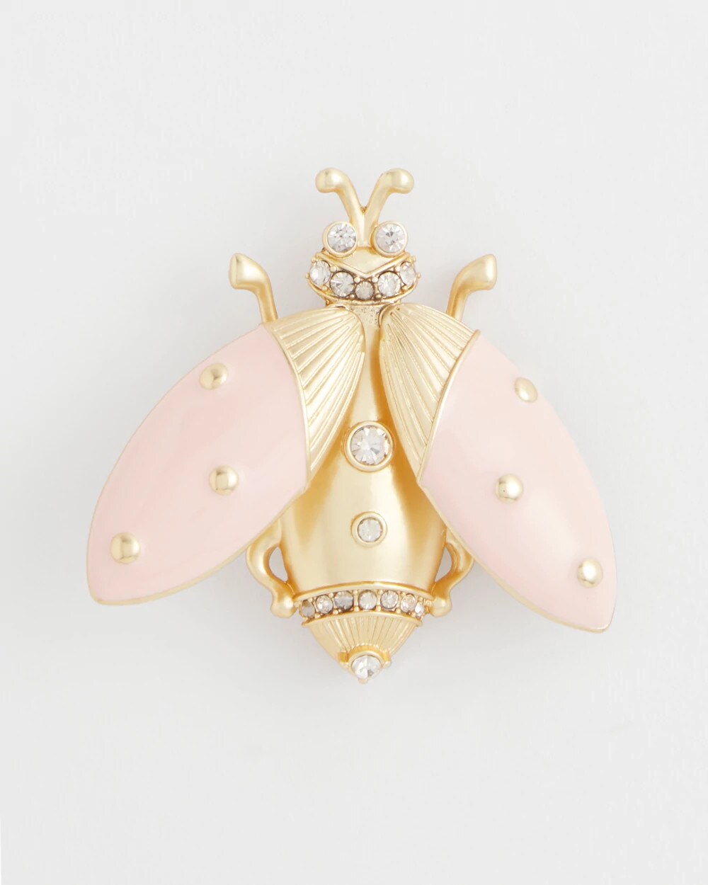 Chico's Pink Bug Brooch