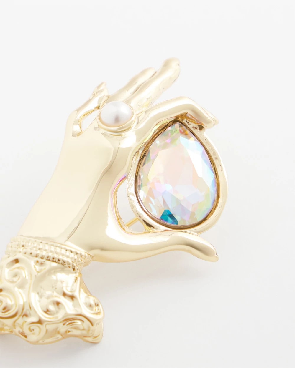 Chico's Fortune Teller Gem Brooch