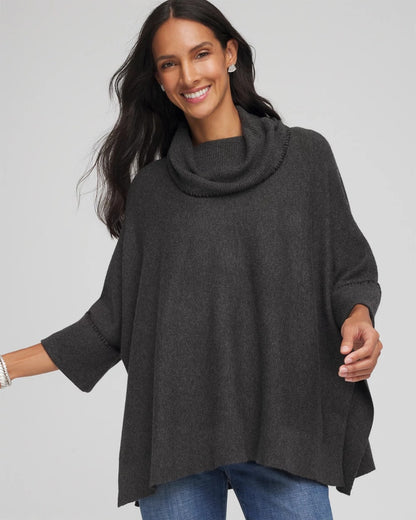 Chico's Cowlneck Poncho