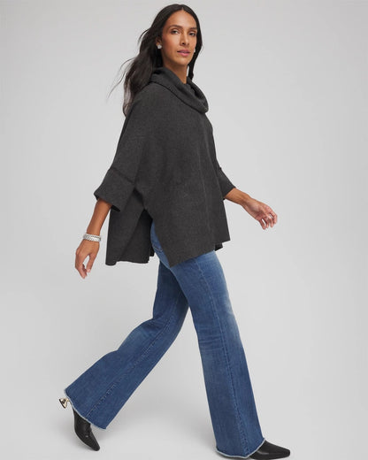Chico's Cowlneck Poncho