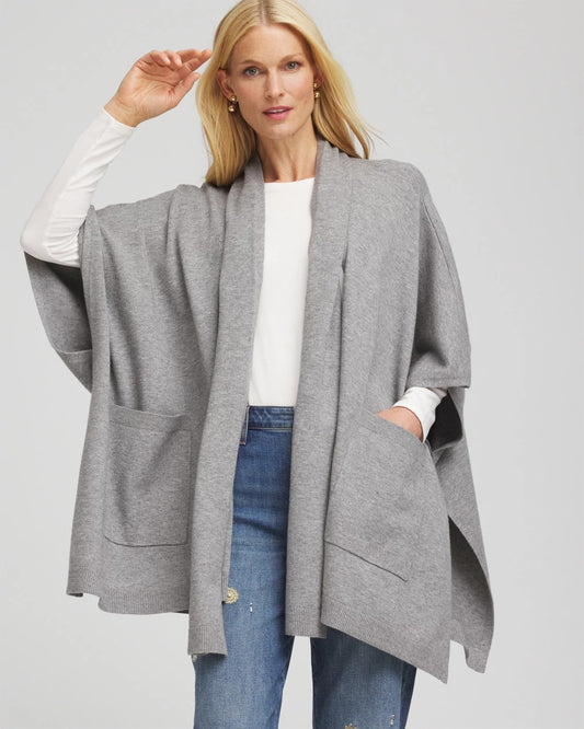 Chico's Long Knit Ruana