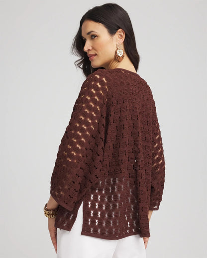 Chico's Short Woven Kimono