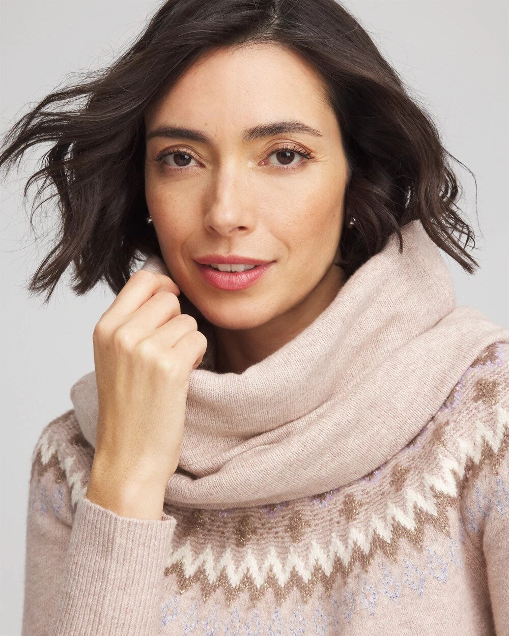 Chico's Fair Isle Reversible Snood