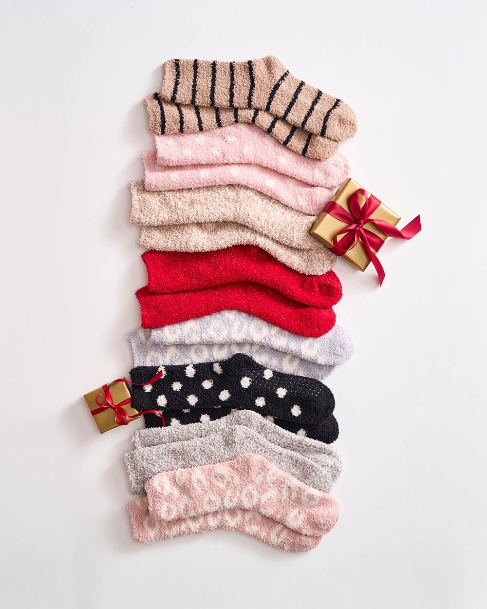 Chico's Striped Cozy Socks