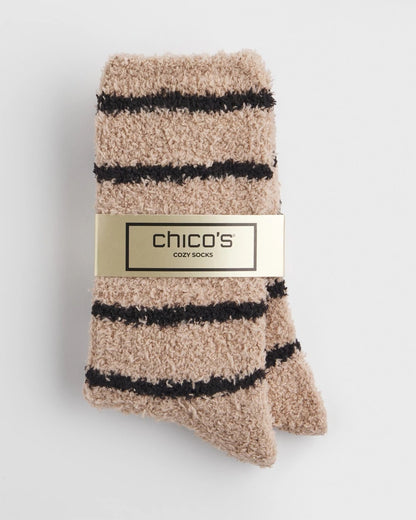 Chico's Striped Cozy Socks