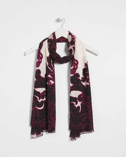Chico's Maude Medallion Oblong Scarf