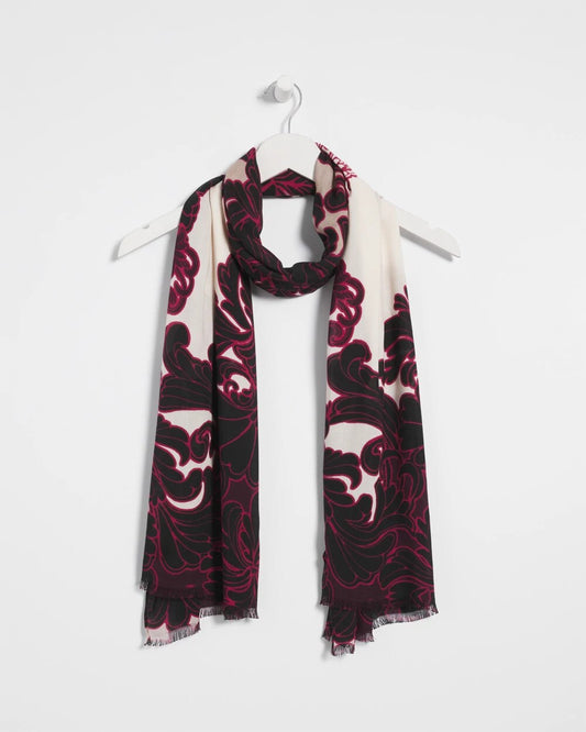 Chico's Maude Medallion Oblong Scarf