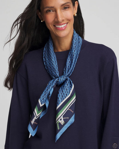 Chico's Rope Relic Square Scarf