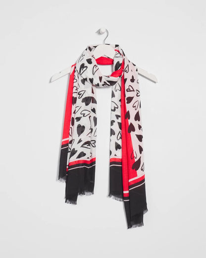 Chico's Lover Girl Woven Oblong Scarf