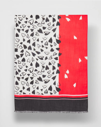 Chico's Lover Girl Woven Oblong Scarf