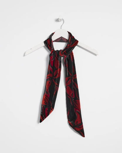 Chico's Velvet Rose Skinny Scarf